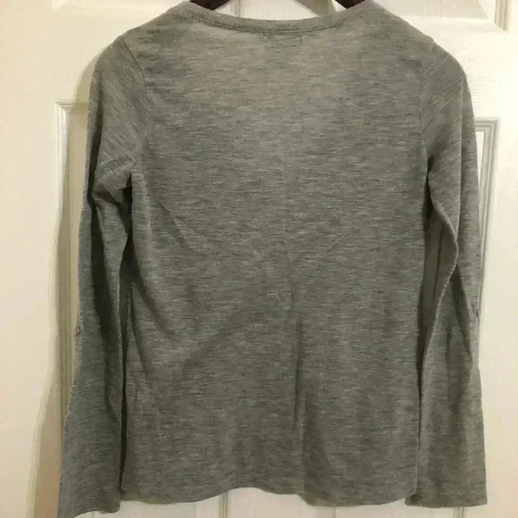 Roxy Shirt Grey Size Small Long  Sleeved - Picture 7 of 10